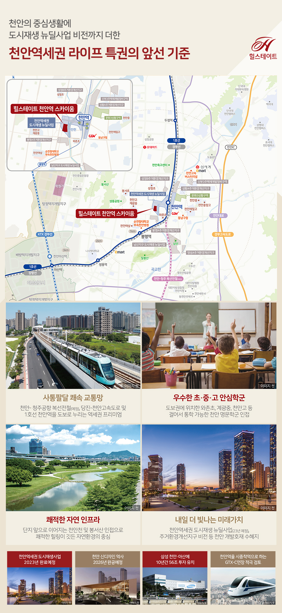 천안역 스카이움 입지환경