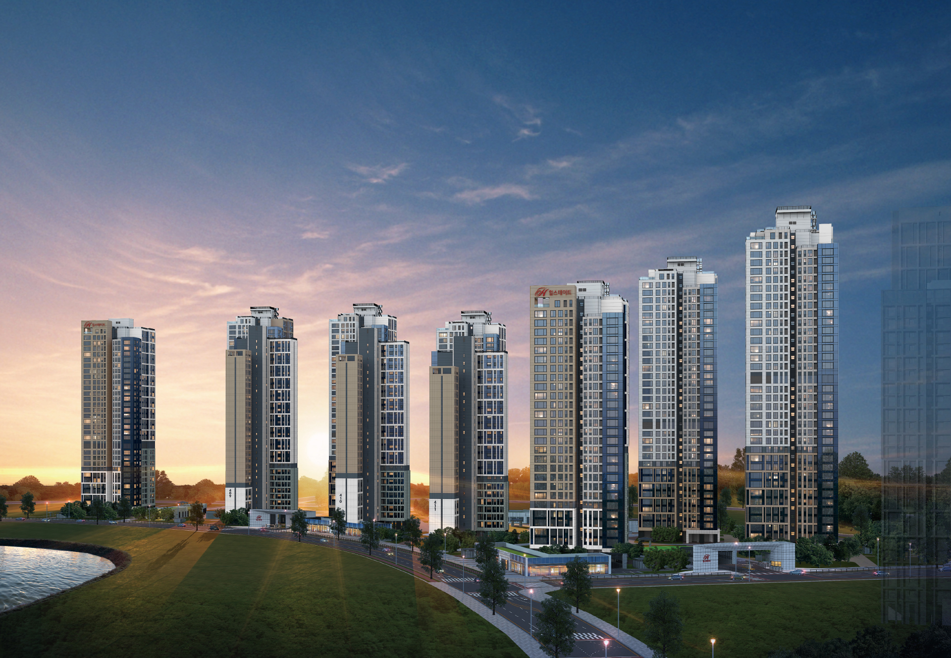 힐스 에비뉴 레이크 송도 4차